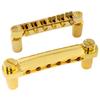 Musiclily Guitar Bridge and Stop Tailpiece Set for Les Paul and SG Electric Gold ABR-1 Tune-O-Matic Guitars,