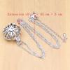 Flower Shaped Silver Color Jewelry Set Simulated Pearls Beads Women Jewelry Set  Wedding Jewelry