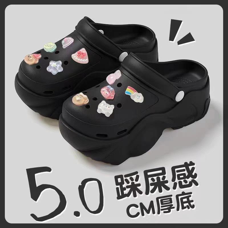 Новые летние женские Crocs 2025: Поддержка свода стопы, Толстая подошва, Внешний слой из ЭВА, Нескользящая, Мягкая подошва.