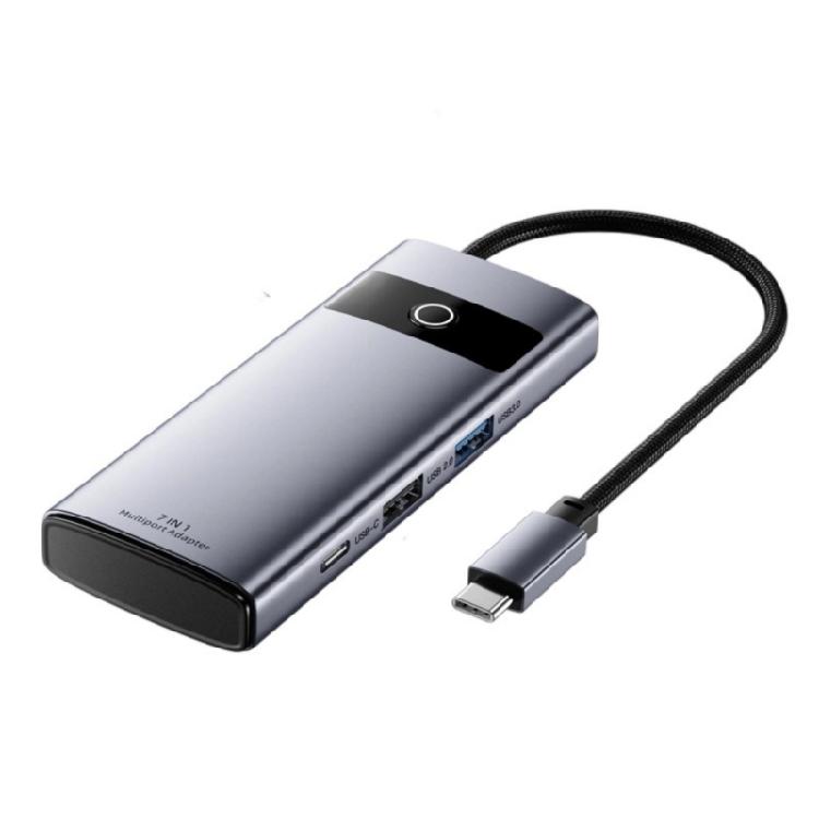Хабы Type-C 4K HDTV PD100W USB 3.0 SD/TF Картридер для Офиса и Путешествий