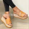 Slippers Women's 20 New Large Size Platform Wedge Shoes Fashion Wish Sandals Women