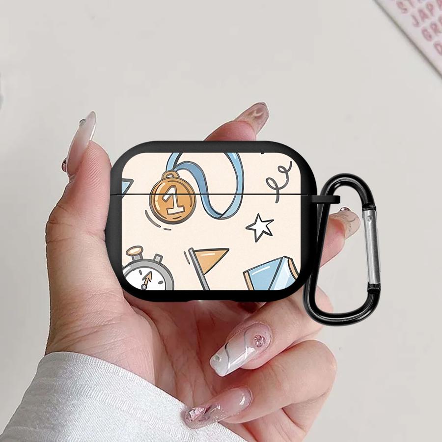 Чехол для наушников Чехол-крышка Для Airpods 2 3 4 Pro3 Pro Pro2 1 Футбольная Медаль