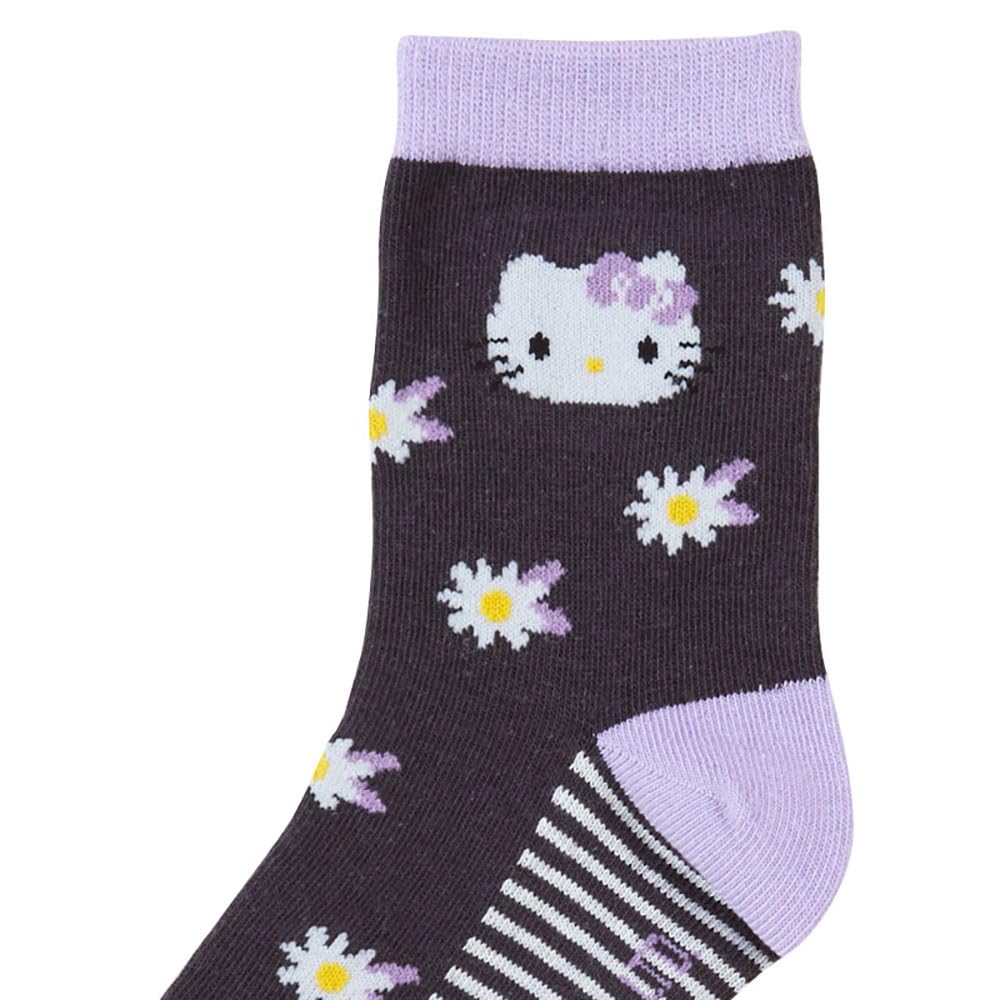 Sanrio Socks Sizes Hello Kitty 455288 Kids' (3-Pair Set), 16-18cm, Character,