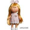 Мини-кукла Картошка 24 см, 5 подвижных суставов, DIY, виниловая, милые куклы, игрушки, кудрявые волосы 14 см, виниловая кукла с бобовыми глазами, темная кожа, кукла для переодевания, игрушка