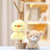 Rabbit Bear Duck Keychain Cute Cartoon Girl Backpack Hanging Plush Gift Doll