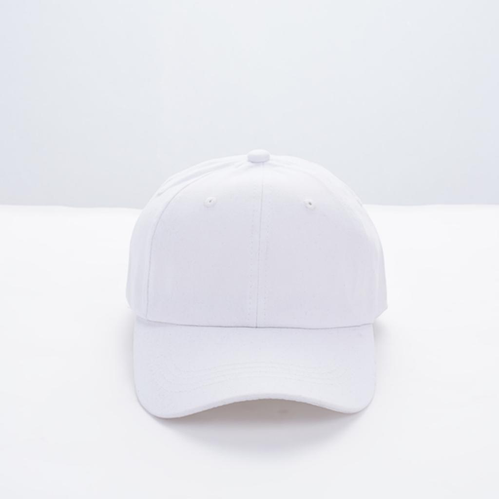 Soft Top Baseball Cap Outdoor Breathable Protective Sunshade Cap Women Can Print Hats