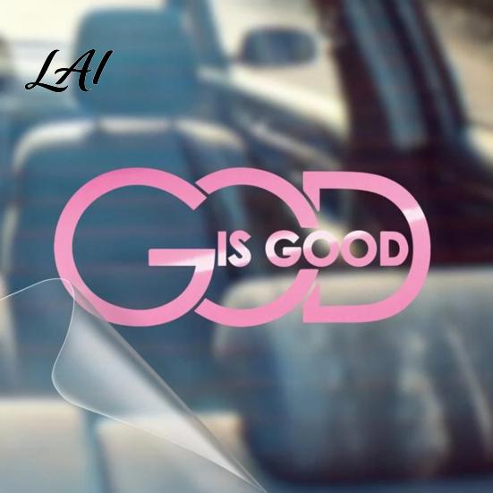 Car Body Trim Stickers God Is Good Sticker Reflective Waterproof PVC Decal Automotive Styling Decals Sunproof Exterior Decoration Accessories