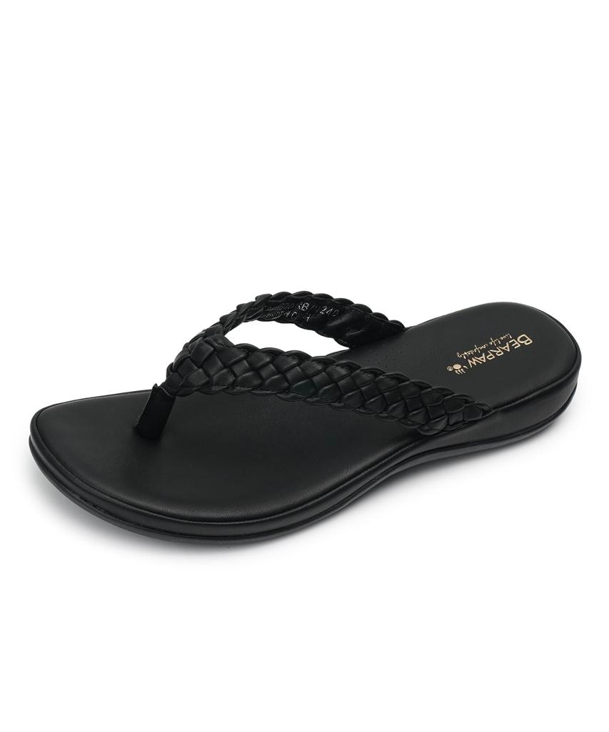 Шлепанцы Bearpaw Abel Черные (K2966001Rb-W)