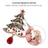 2 Christmas decorative brooches with pins