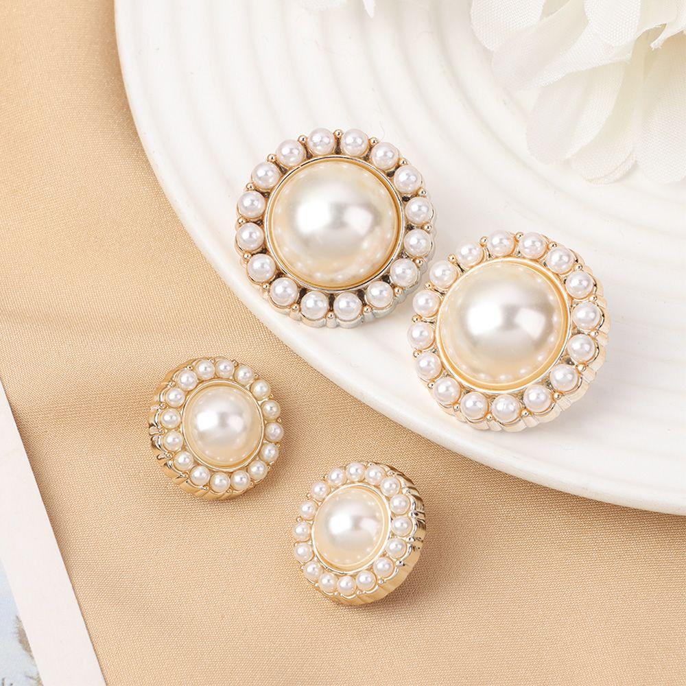 Handmade Sewing Button Ornaments Needlework Sewing Accessories Shirt Buttons Pearl Clothing Buttons