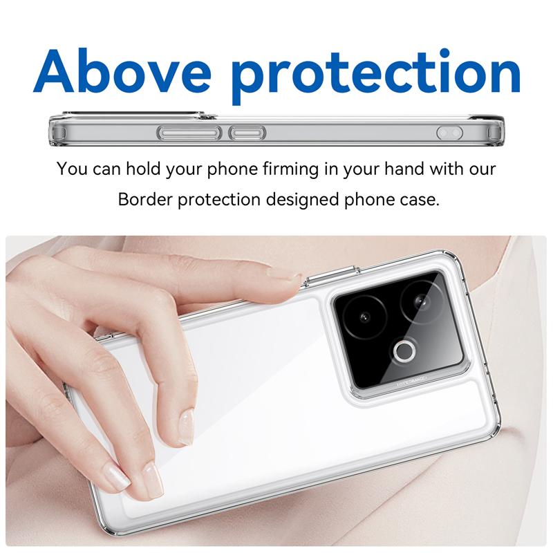 Transparent Phone Case For Realme GT 7T Case Shockproof Silicone Clear Back Cover For Realme GT 7T Case For Realme GT 7T 7 Cover