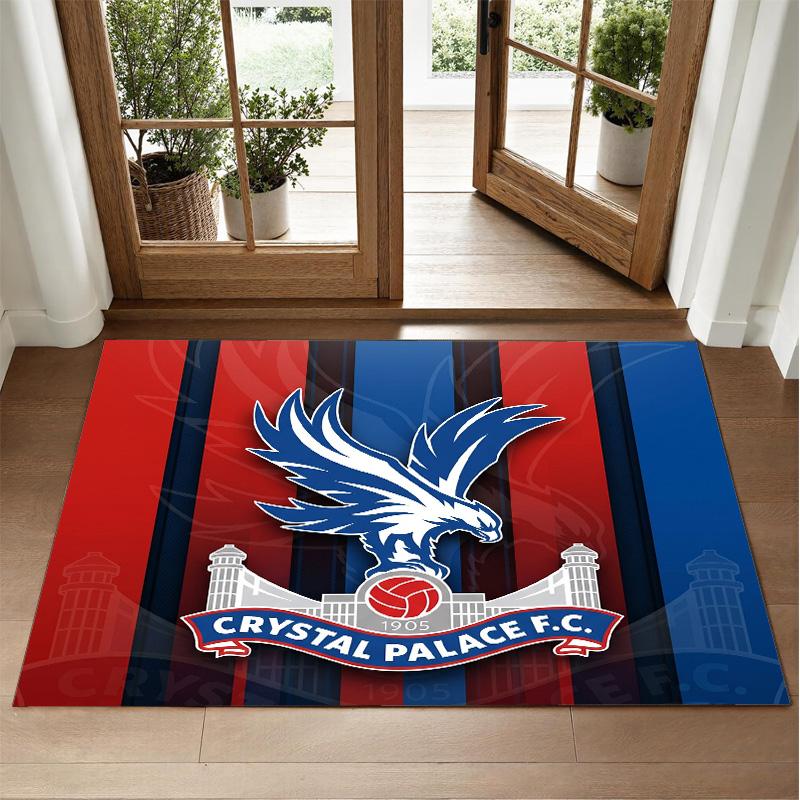 Crystal Palace Design Crystal Velvet Rug Soft Decorative Mat for Bedroom Entrance
