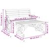 2 Piece Garden Lounge Set Solid Pine Wood