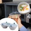 Microwave Egg Poacher Cookware Household Convenient Boiler with Lid Kitchen Tool
