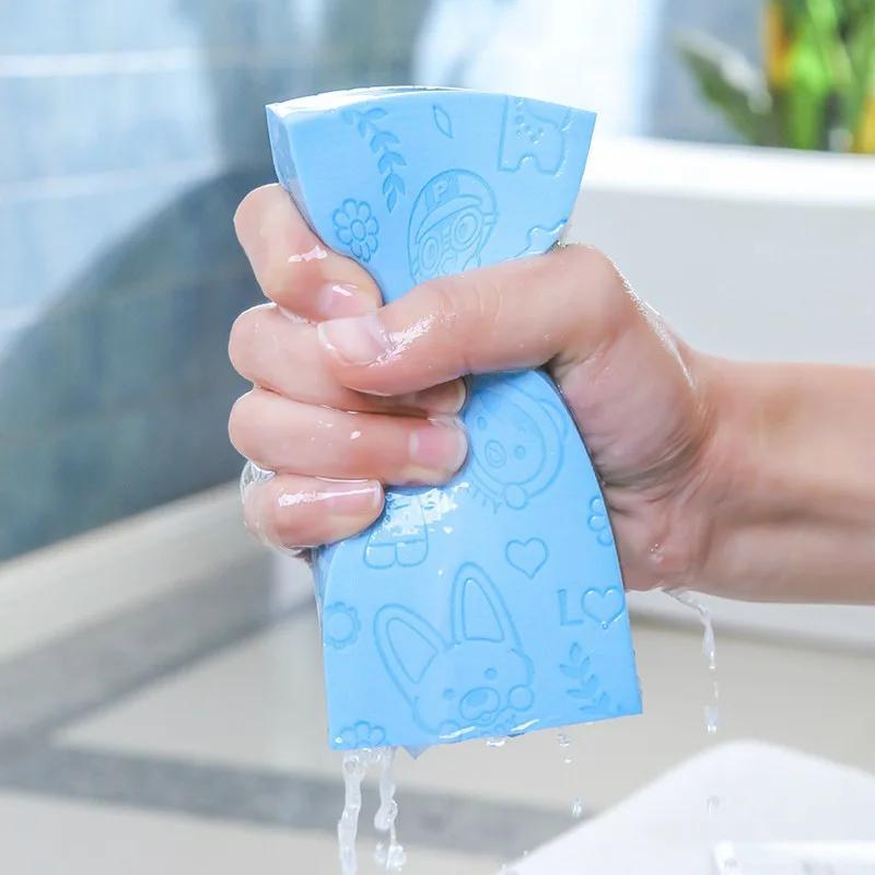 Губка для ванны, средство для удаления омертвевшей кожи, отшелушивающий массажер, очищающая щетка для душа для детей и взрослых