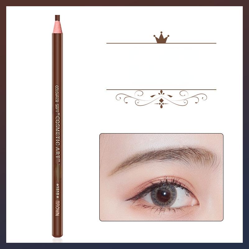 5 цветов карандаш для бровей водостойкий прочный не размазывающийся из натуральной древесины твердый стержень деревянный карандаш для бровей ручка для бровей золотая