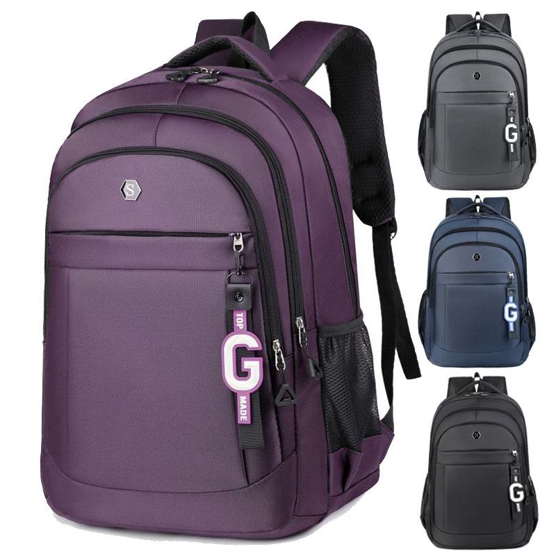 Men Backpacks Business Laptop Bag College Students School Bags Large Durable Daypack Oxford Waterproof Casual Travel Rucksack