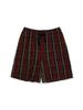 IEY Crease Check Short Pants Red