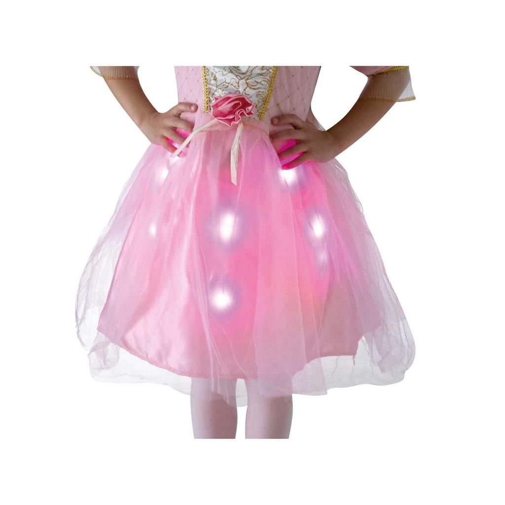 Bristol Novelty Girls Twinkler Pink LED Light Costume