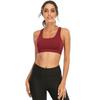 Women Sexy U-Shaped Cross Back Sports Bra Shockproof Running Fitness Yoga Push Up Quick Dry Vest