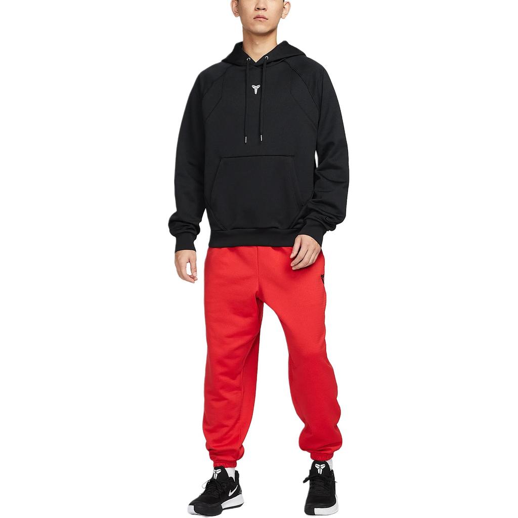 Nike SS25 Year Of The Mamba Kobe Удобная толстовка с капюшоном и длинным рукавом реглан Мужская толстовка Черный Белый HJ8110-010