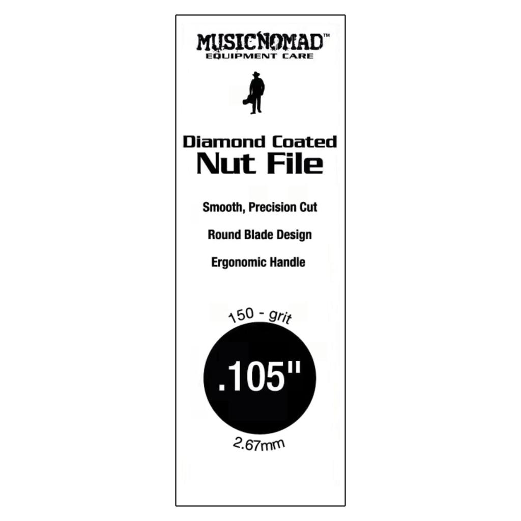 MUSIC NOMAD Diamond Coated Nut MN664 File, .105 inch,