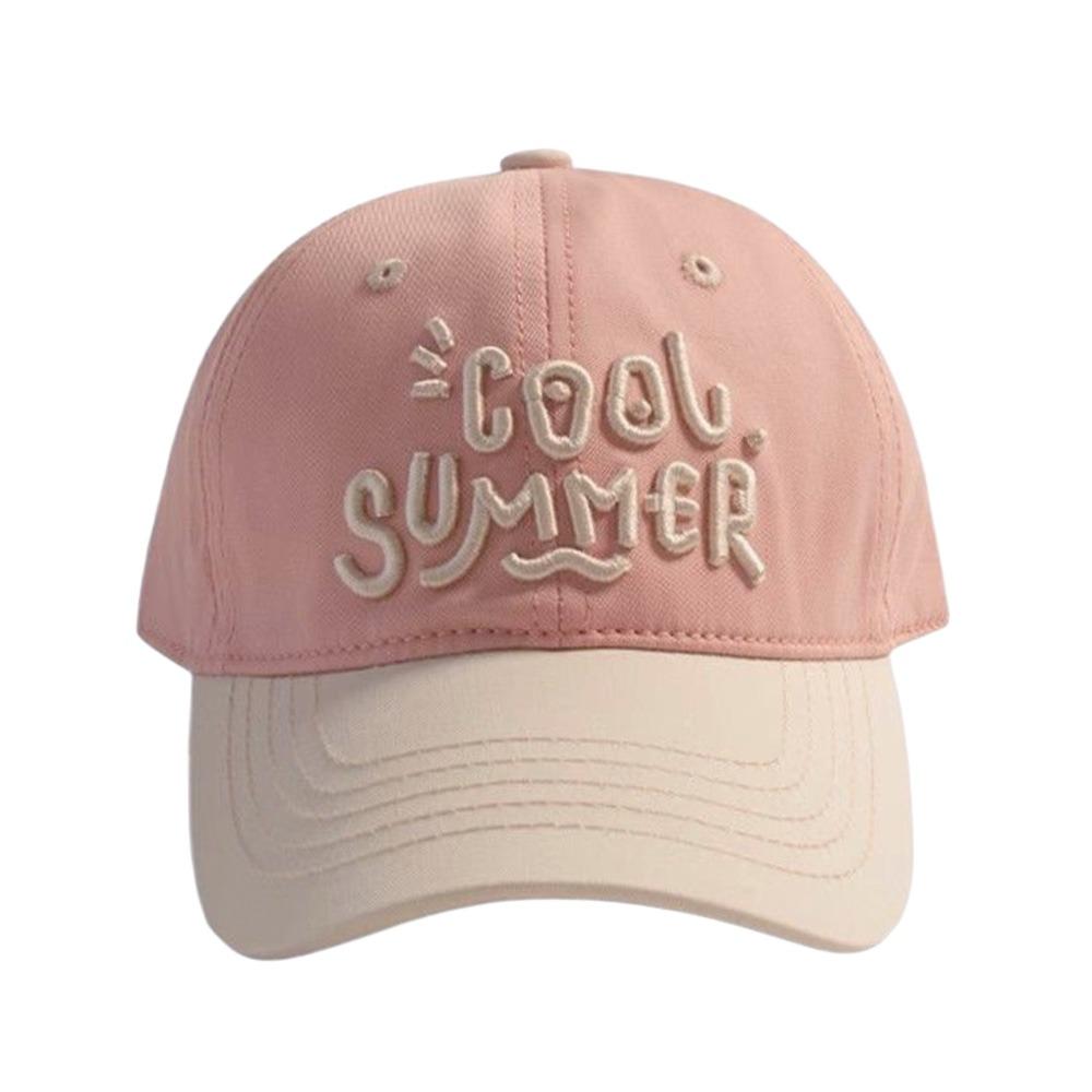 2-7 Years Adjustable Sun Hat Letter Embroidery Peaked Hat Summer Beach Cap Boys Girls