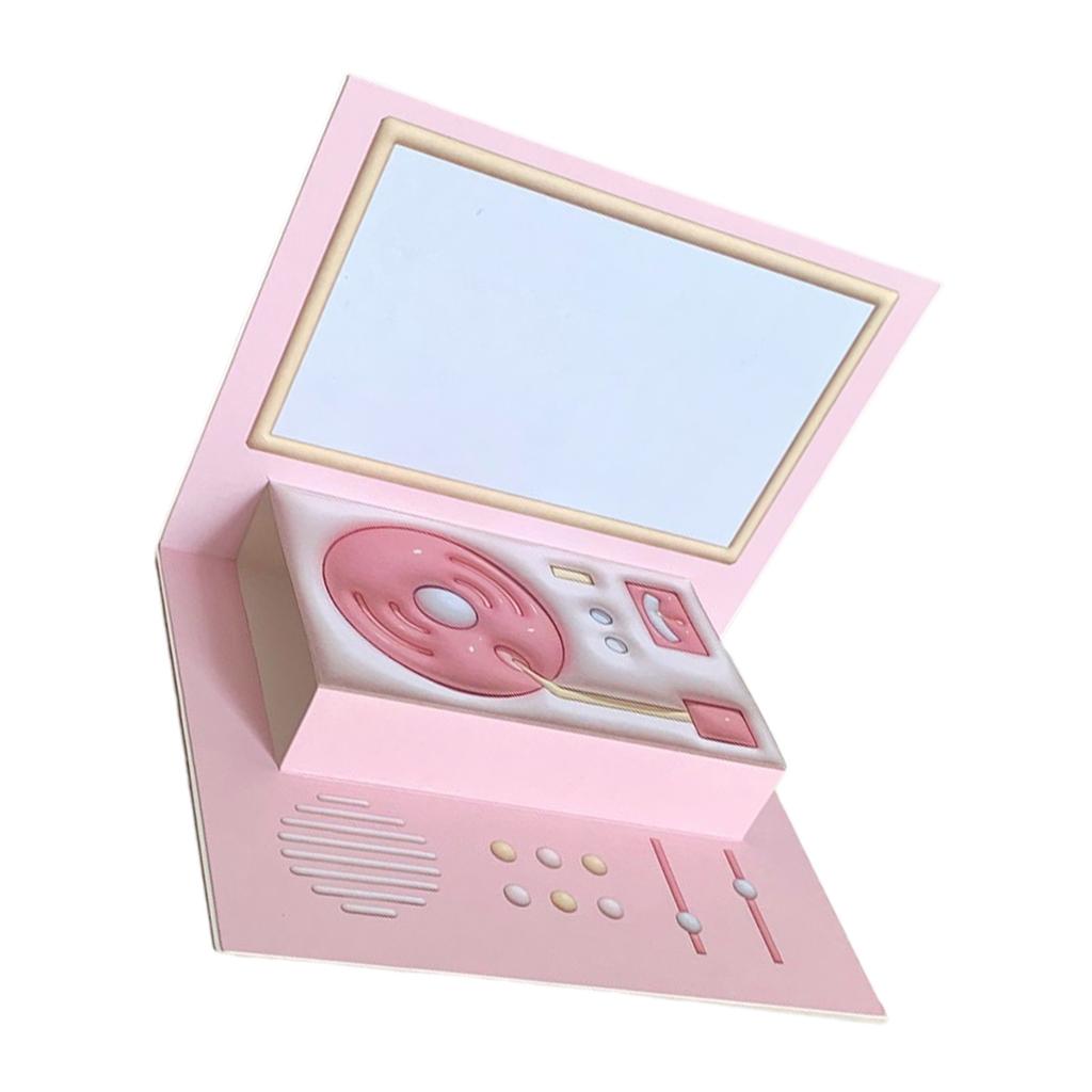 Поздравительная открытка на День матери 3D Фонограф Pop Up Открытка на день рождения Подарочные карты на День святого Валентина Выпускной Годовщина