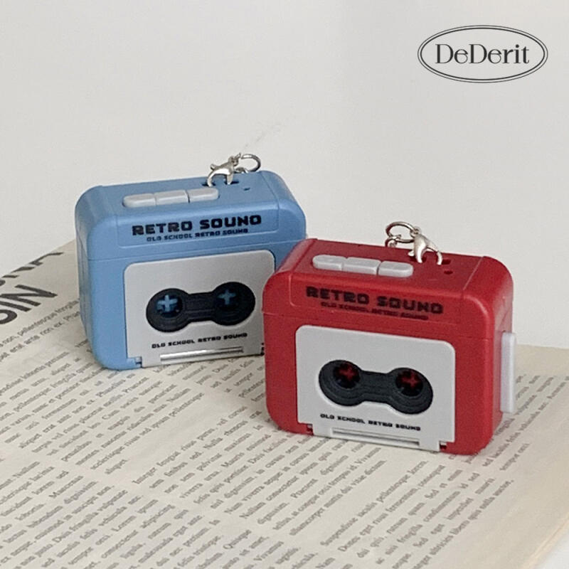 Мини-брелок для ключей с записью ретро-кассеты, брелок для ключей с голосовой музыкой