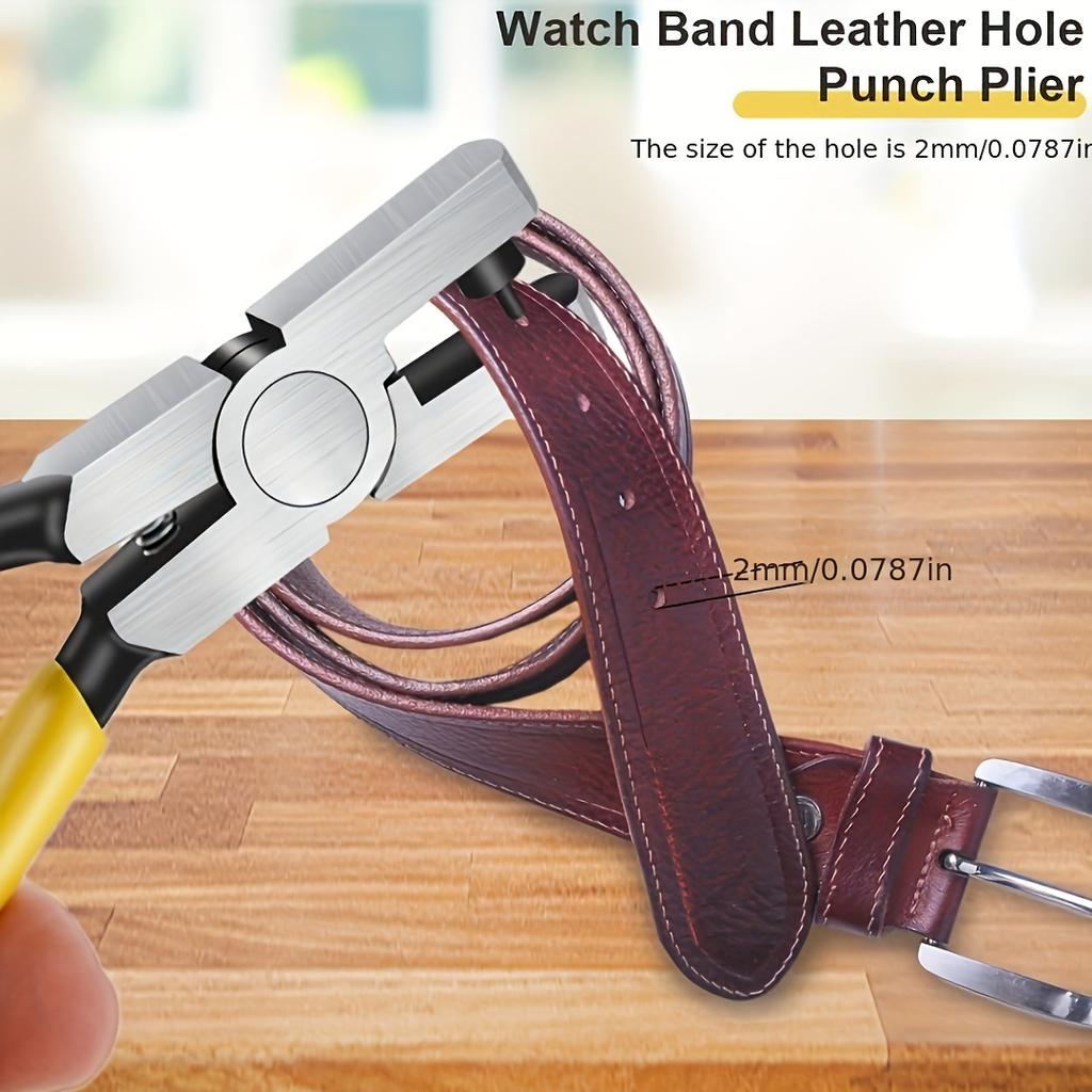 Дырокол для кожи из вольфрамовой стали 2,0 мм универсальный ручной дырокол