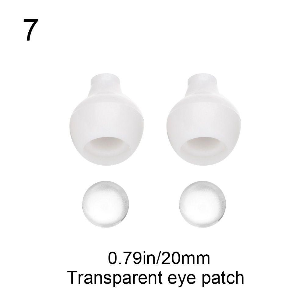 Quality Accessories DIY Acrylic Doll Eyes Eyeball Toy Transparent&Black Eye Patch Sticking Mud Clay