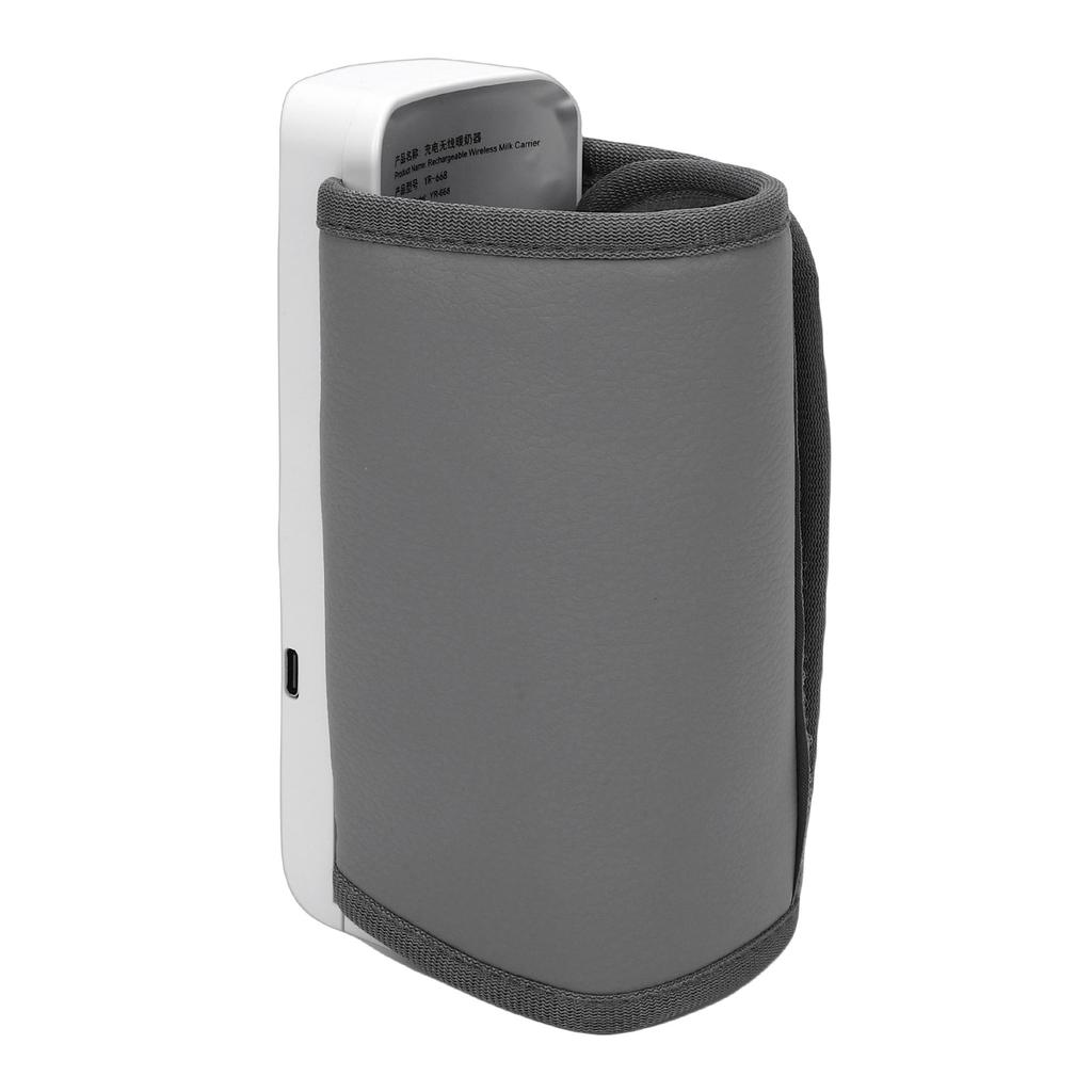 Портативный подогреватель для бутылочек с молоком, удобный для путешествий, электрический подогреватель молока, 6 температурных уровней, равномерный нагрев на 360 градусов, с ночником для дома и улицы