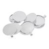 10Pcs Blank Round Bezel Tray Base for 42x33mm Cabochon Necklace Pendant 30mm