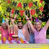 Red and Black Happy Birthday Banner Glitter Garland for Black and Red Decorations Happy Birthday Decorations for Women Men Boys Girls 25st 30st 40st