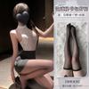 Domila erotic underwear female sexy pure desire secretary hip skirt passion temptation sexy hollow perspective suit