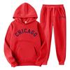 2026 Mens Hooded Tracksuit Set Fleece Sweatshirt Sportswear Casual Wear