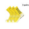 3 Pairs Updated Football Socks Non-slip Silicone Sole Professional Outdoor Activity Sport Accessories Men and Women Yoga Soccer