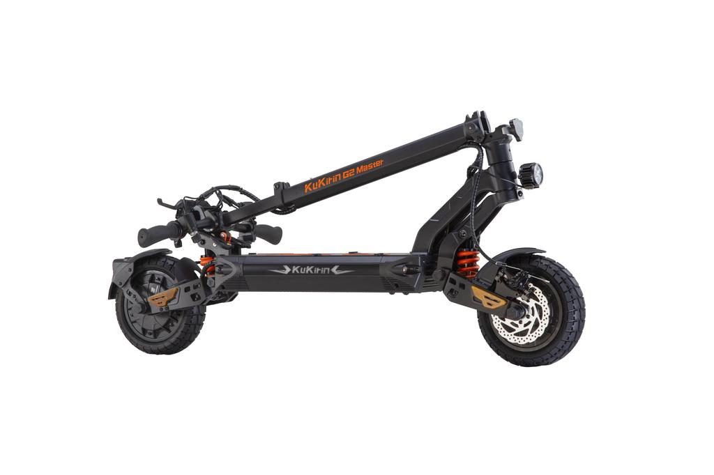 KuKirin Электросамокат G2 Master 1000W с двумя моторами, 52V 20.8Ah, макс. скорость 60 км/ч, запас хода 70 км, внедорожный электросамокат