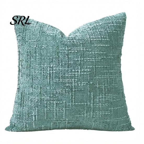 Soft Touch Pillow Cover Couch Throw Cover, Decorative Cozy Chenille Case, Rustic Pillowcase Farmhouse Fall for Living Room Bedroom Sofa Decor