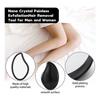 Épilateur à cristaux - Gomme à cheveux en cristal - Compact - Doux et indolore - Exfoliation efficace