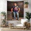 Jorge Lorenzo Custom Your Name Wall Decor Tapestry Art For Pet Memorial Birthdaywedding Party Backdrop Family Gift