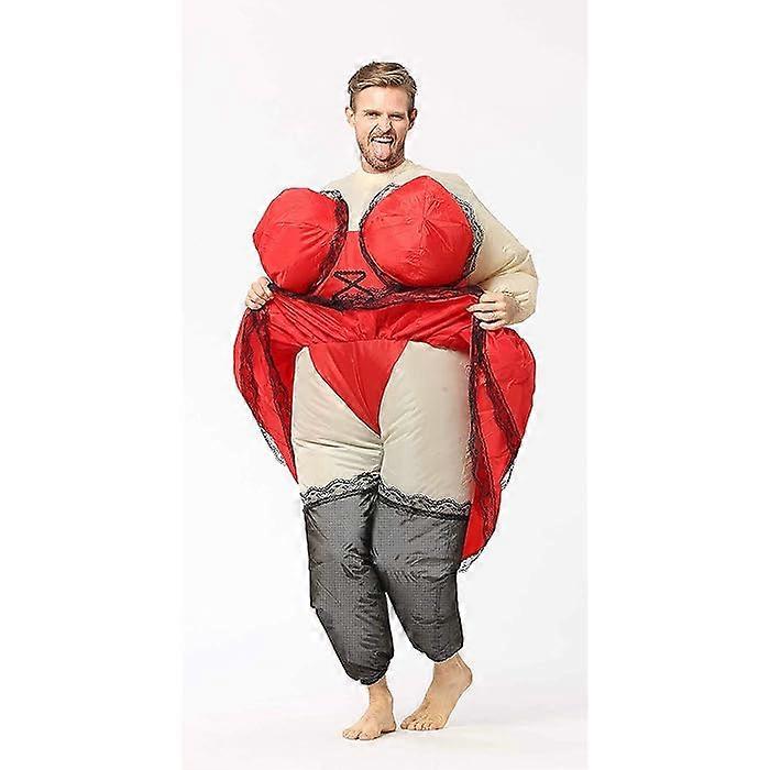 Надувной костюм барменши, взрослый