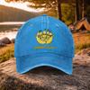 Banana Squad Cartoon Printed Washed Baseball Cap Unisex Casual Golf Outdoor Daily Wear