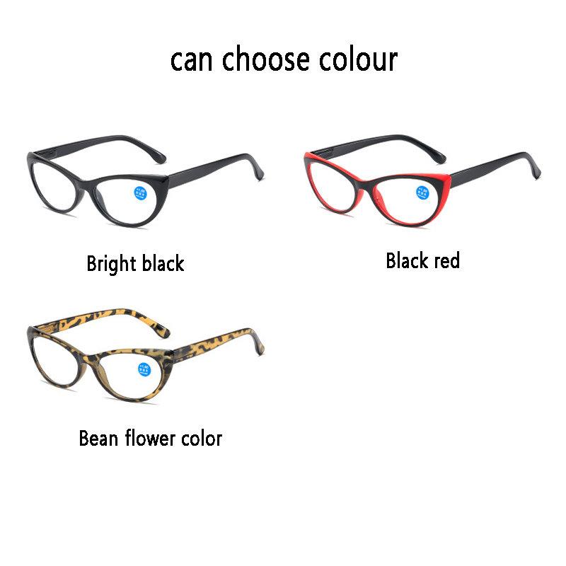 Очки для чтения Classcial Cat Eyes Прозрачные линзы Очки для пресбиопии Очки + 1,0 + 2,0 + 3,0 + 4,0 унисекс