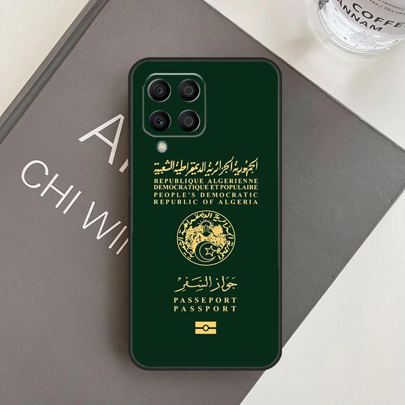 Algerian Algeria Passport Case For Samsung Galaxy M34 M54 M14 M31 M51 M12 M32 M52 M13 M23 M33 M53 M20 M30s M31s Cover