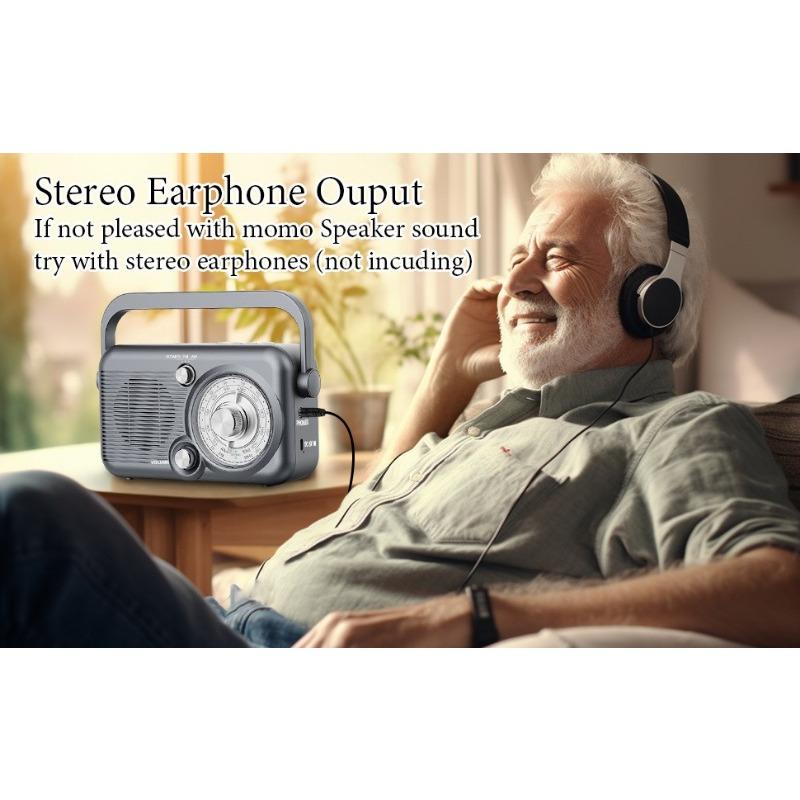 Multifunctional Wireless Bluetooth Speaker Full Band FM/AM Radio Card U Disk High Volume MP3 Player