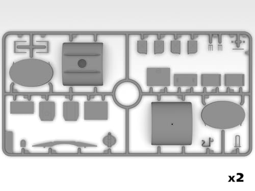 ICM 1/35 Scale American Studebaker US6-U5 Gasoline Truck Plastic Model Kit 35492 (Military Vehicle)