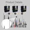 3 Pieces Clock Mechanism Kit, Wall Mechanisms for Craft Clocks 3D Embroidery DIY Crafts