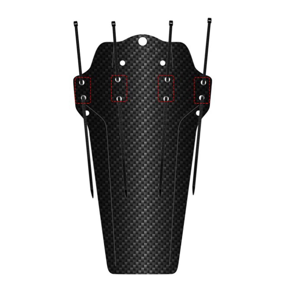 2 PCS Bike Fenders Mountain Road Bike Mudguards Front Rear Universal Bike Accessories Carbon Fiber Type