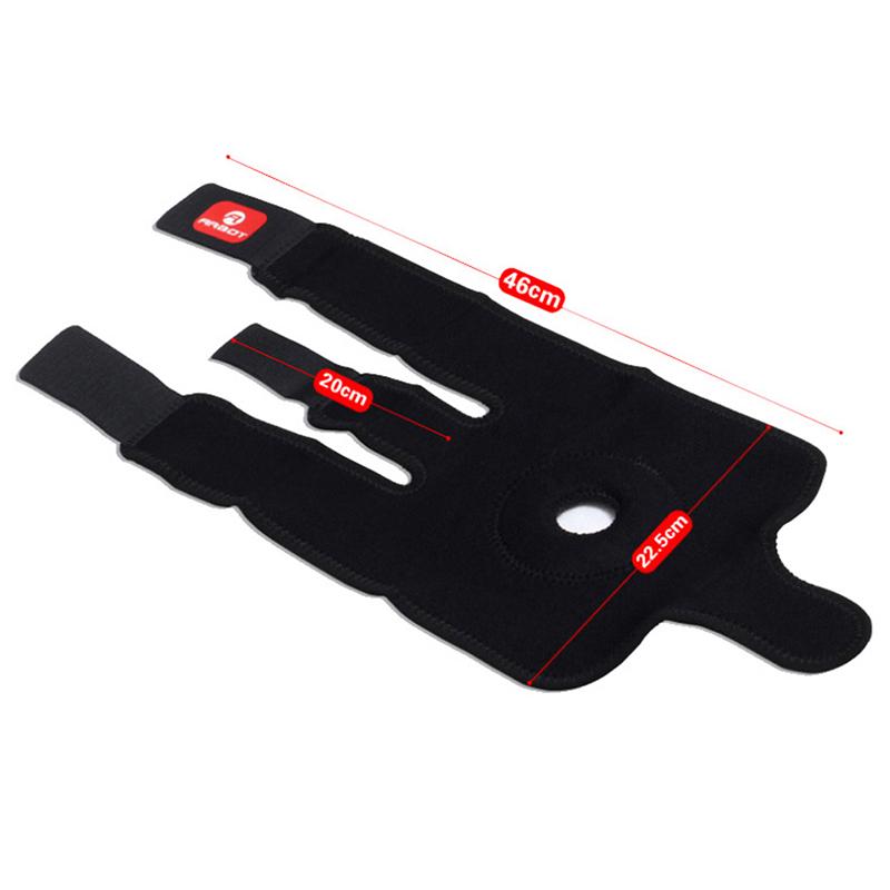 Knee Brace Open Patella Support Adjustable Elastic Sports Kneecap Protector